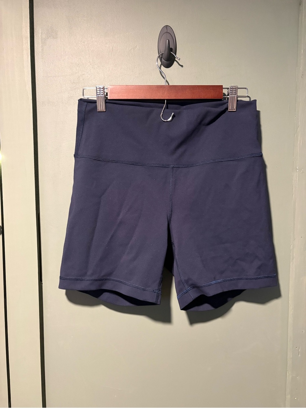 lululemon athletica Navy High-Rise Bike Shorts